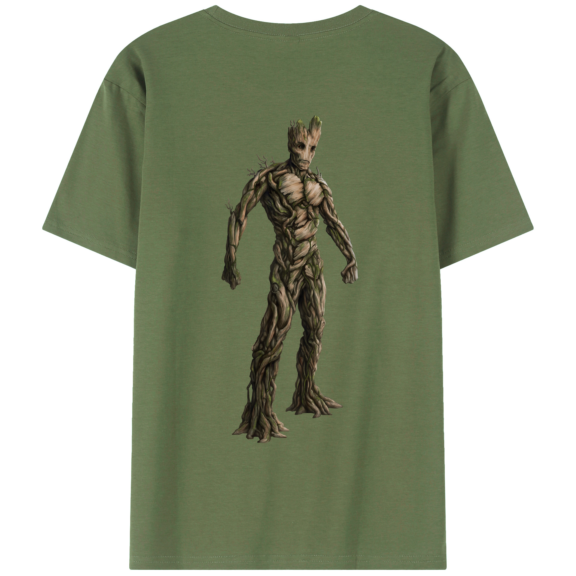 （画像用） アベンジャーズ The Avengers 綿100％ メンズ半袖Tシャツ（バックプリント） 通気性